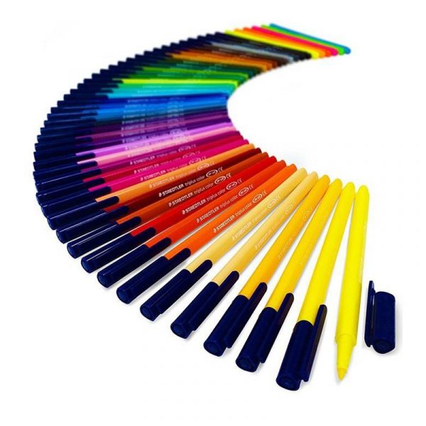 ماژيک رنگ آميزي 48 رنگ استدلر مدل Triplus Brilliant Colours