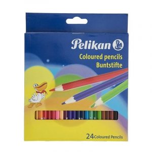 مداد رنگی 24 رنگ پلیکان