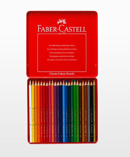 مداد رنگی 24 رنگ فابرکاستل--
