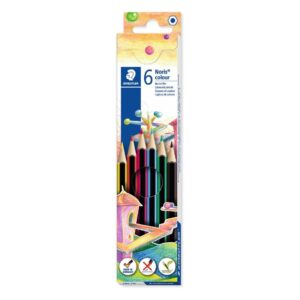 مداد-رنگی-6-رنگ-جعبه-مقوایی-وپکس-استدلر-