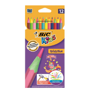 مداد رنگی-مقوایی-سیرک-بیک-12 رنگ-کهن-تحریر